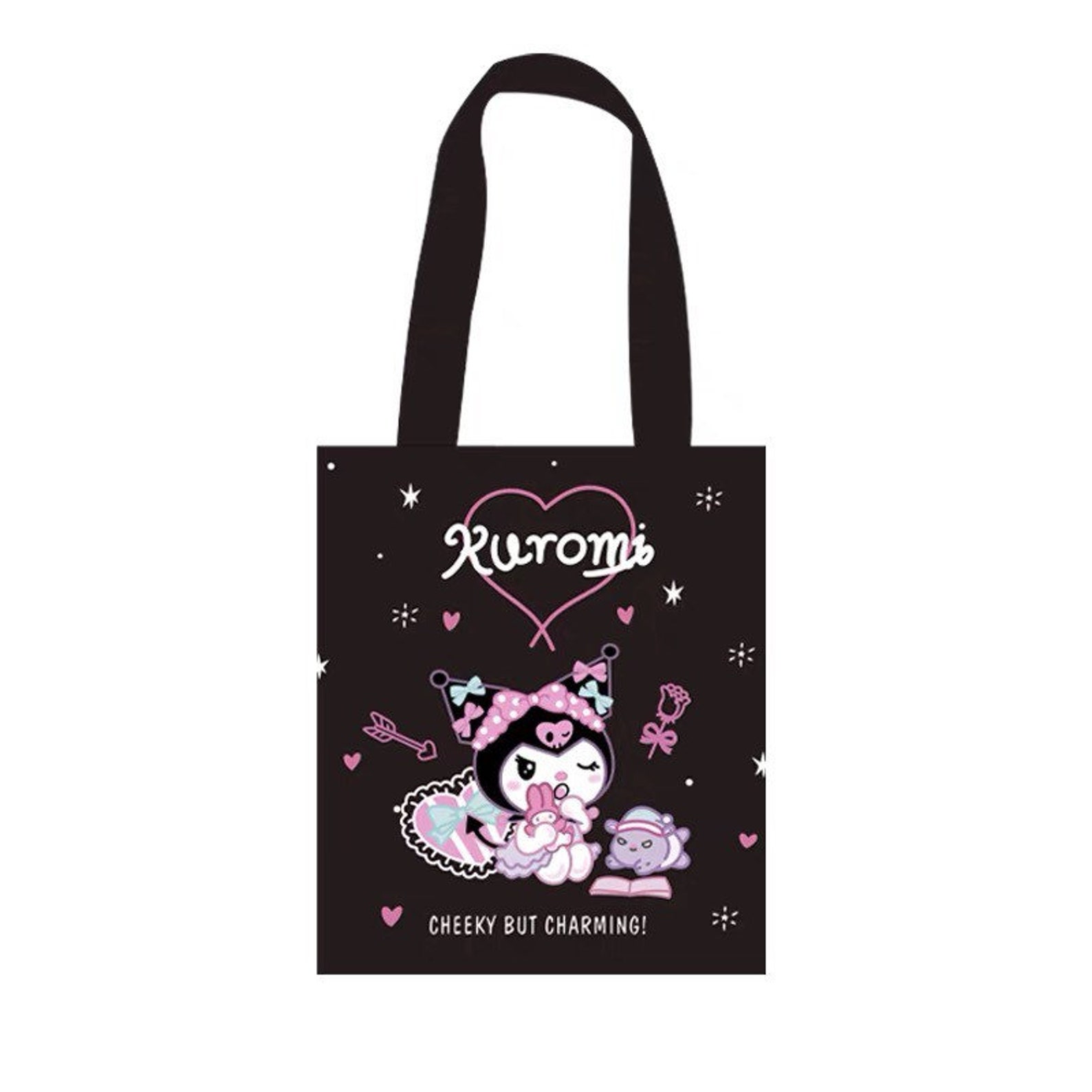 Kuromi Tote Bag/ Sanrio Kuromi Character Tote Bag/ Eco-frieny | Etsy