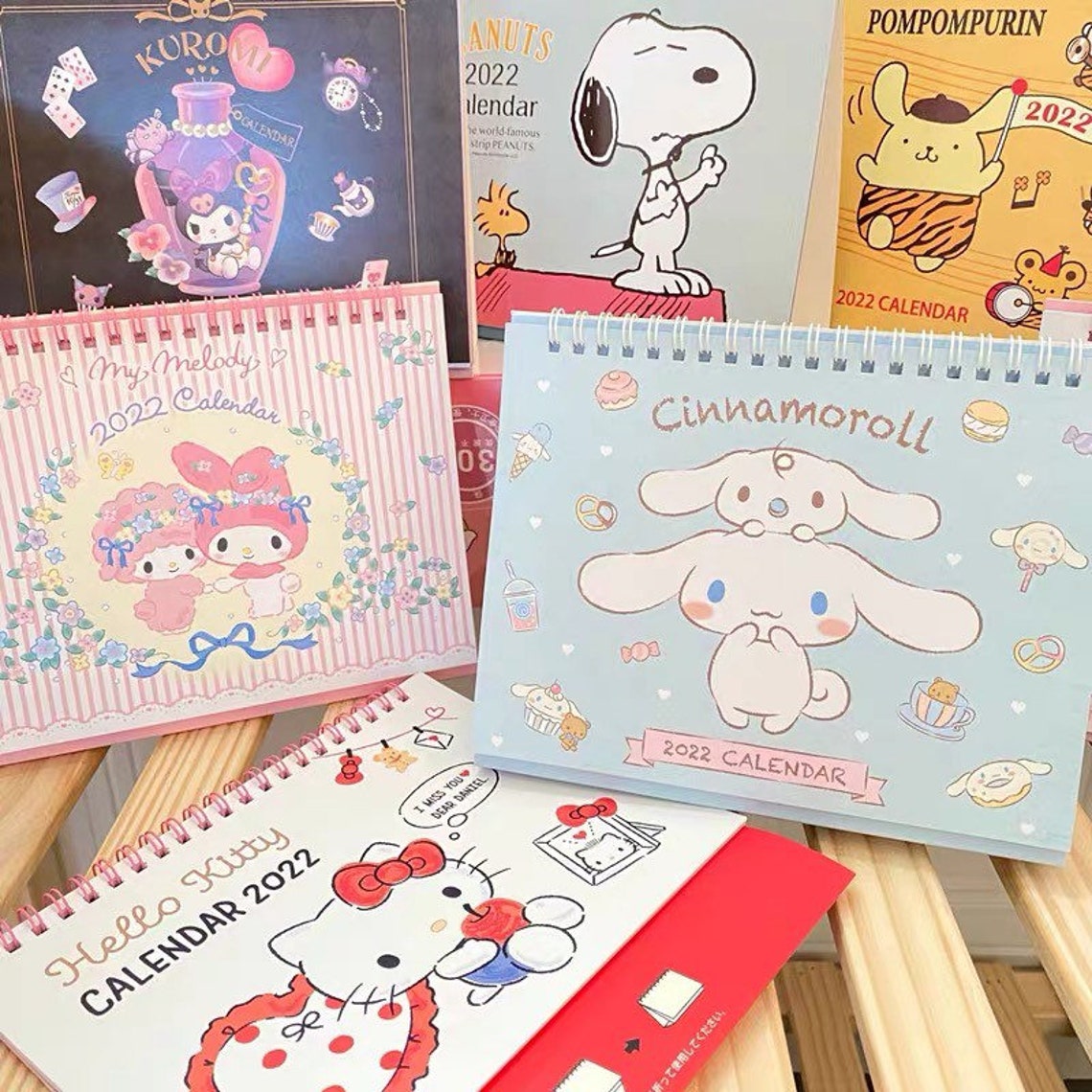 Sanrio Calendar 2022/ Kawaii Sanrio Calendar 2022 Super Cute/ Etsy