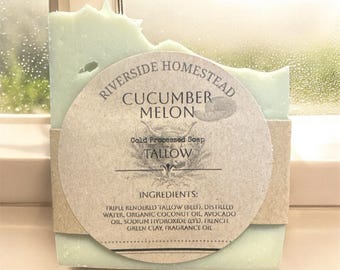 Cucumber Melon Tallow bar