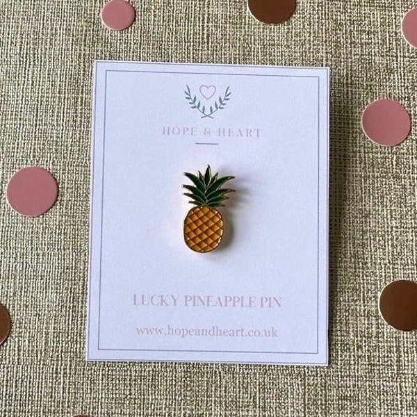 Lucky Pineapple Enamel Pin Badge [Fertility / IVF]