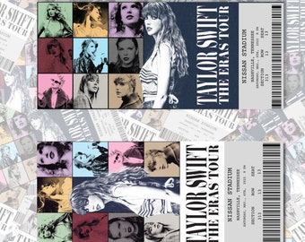 Taylor Swift Eras Tour Inspired Commemorative Ticket  ( png svg jpg pdf )