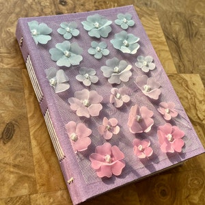 Handmade Journal, Pink Sketchbook, Intention Diary, Witch Spell