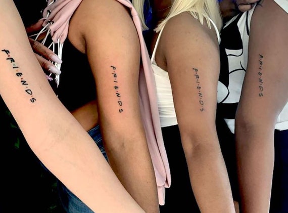 Amigos película coincidencia tatuaje para el mejor amigo - Etsy México