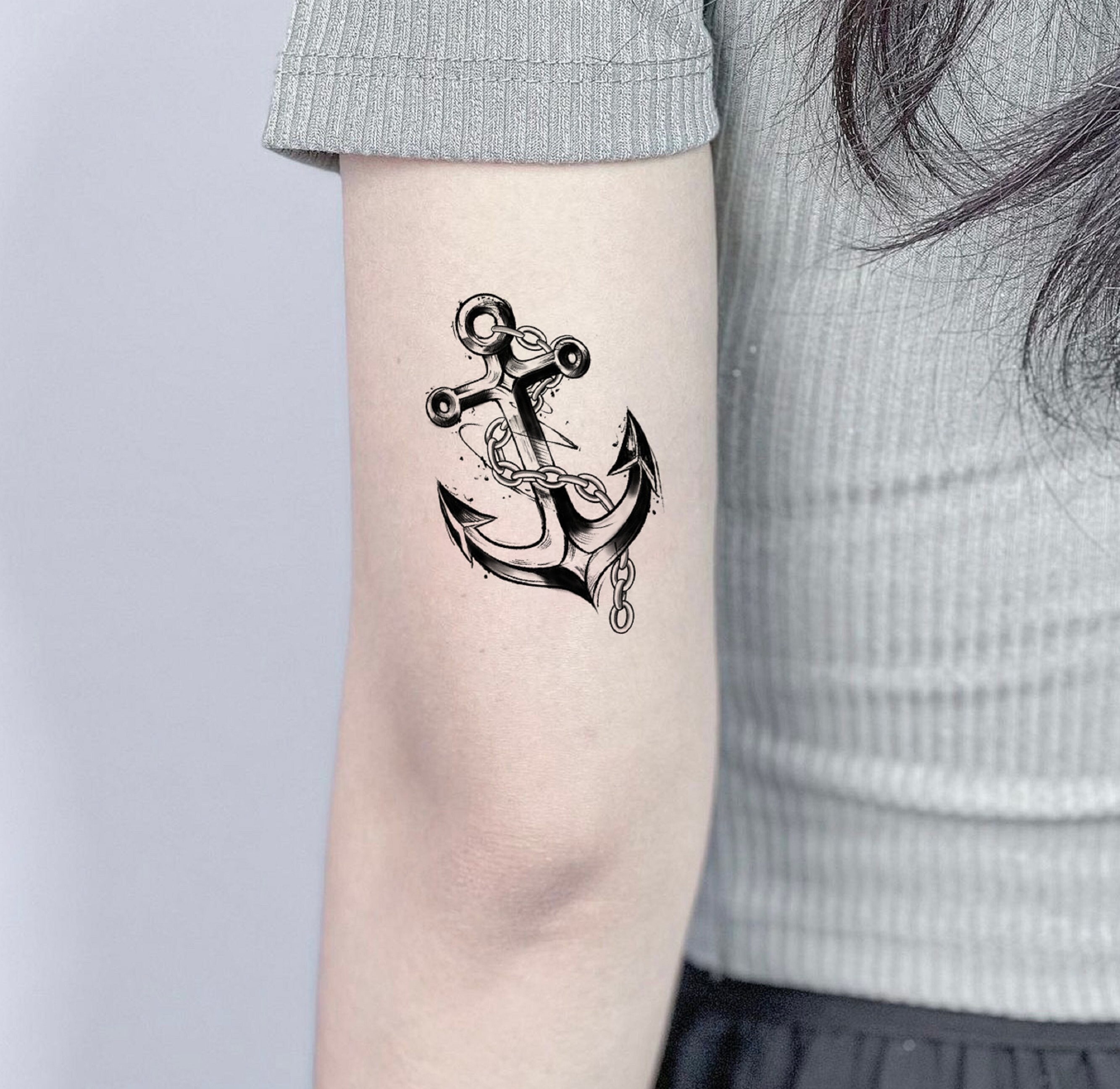 Navy Anchor Tattoos For Girls