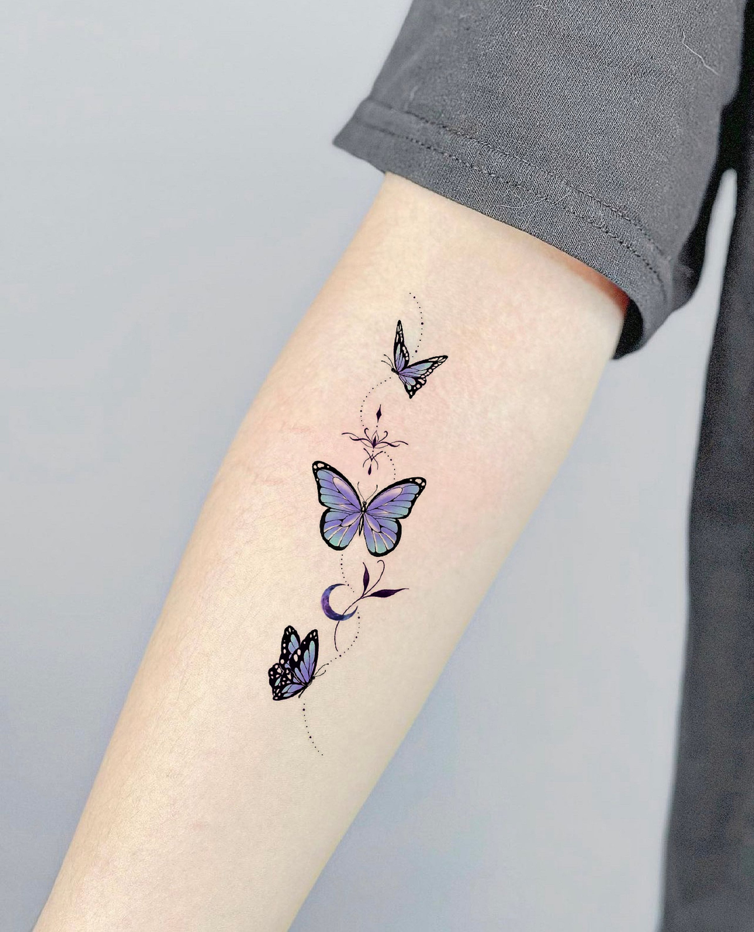 Butterfly Temporary Tattoo Butterfly Tattoo Fake Tattoo picture pic picture