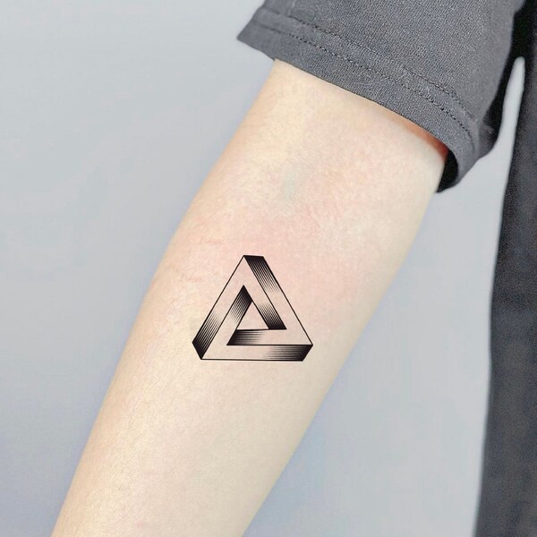 Penrose Temporary Tattoo Etsy