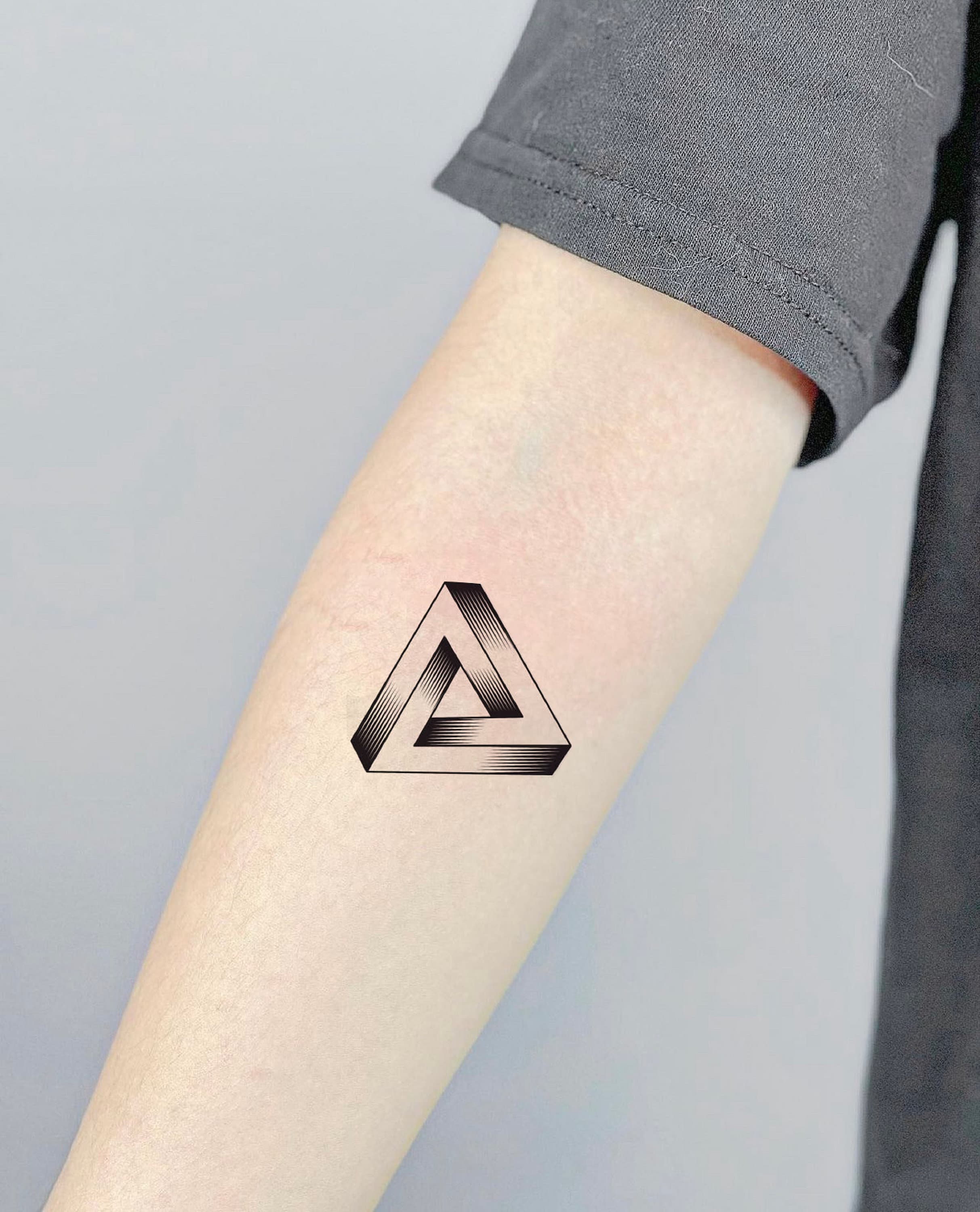 Custom Tattoos by Sarah Gaugler on Tumblr: Super Custom & Stylized Impossible  Triangle Tattoo by Sarah Gaugler - by appointment at Private Studio  www.snowtattoo.com...