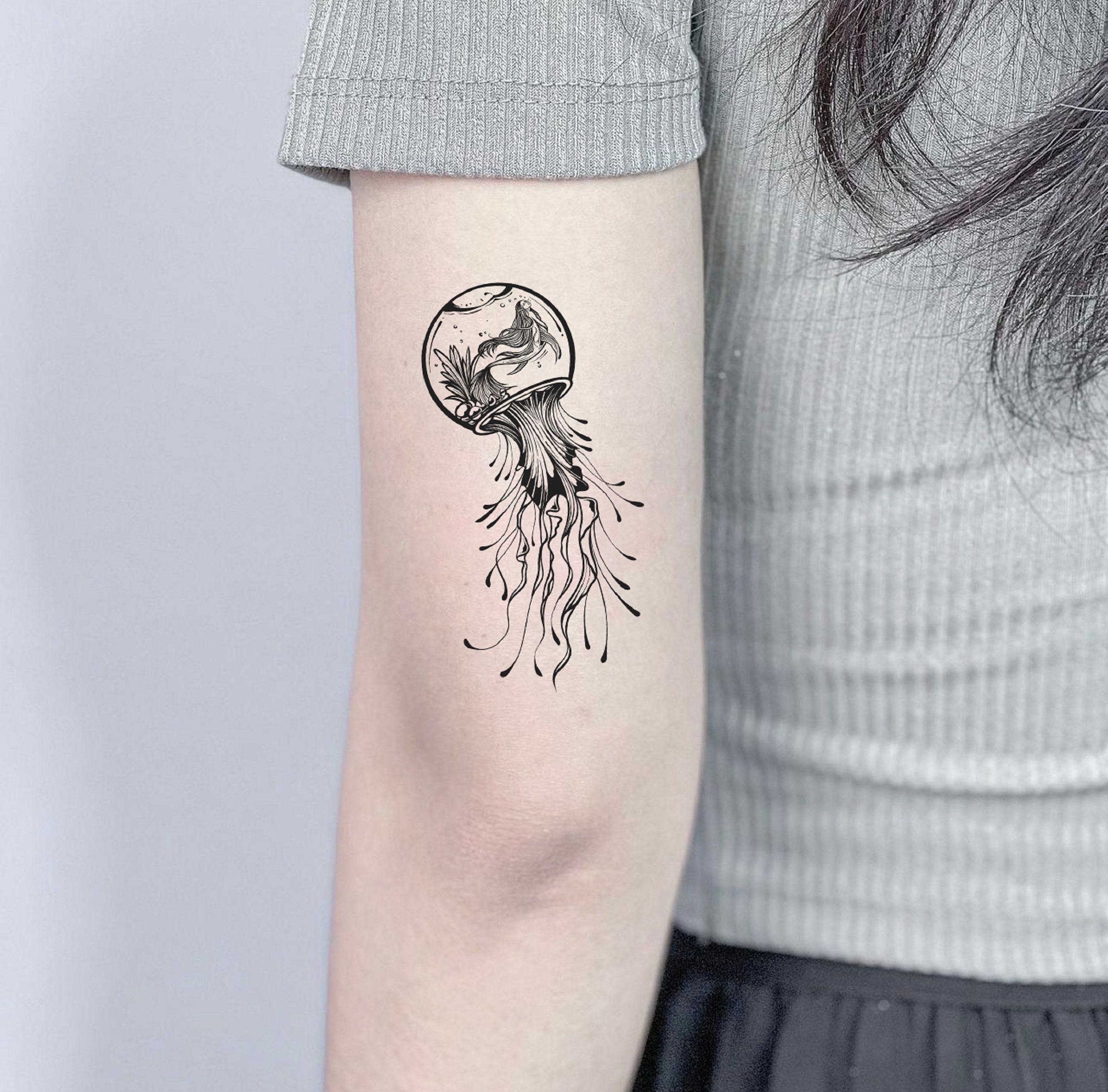 Jellyfish tattoo: 22 very creative tattoos for women - ❤️ Онлайн блог о  тату IdeasTattoo