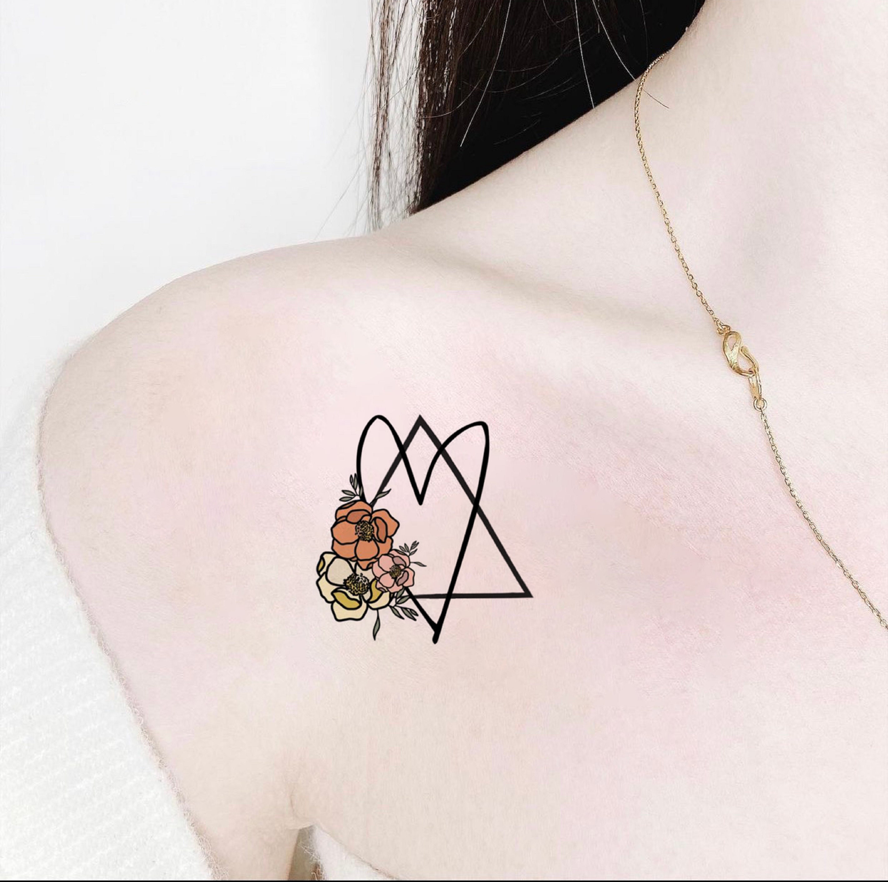 Buy Adoption Tattoo Colorful Tattoo Temporary Tattoo Symbols Online in India - Etsy