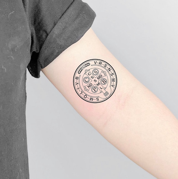 Benedictine Cross Tattoo benedictine-cross-tattoo