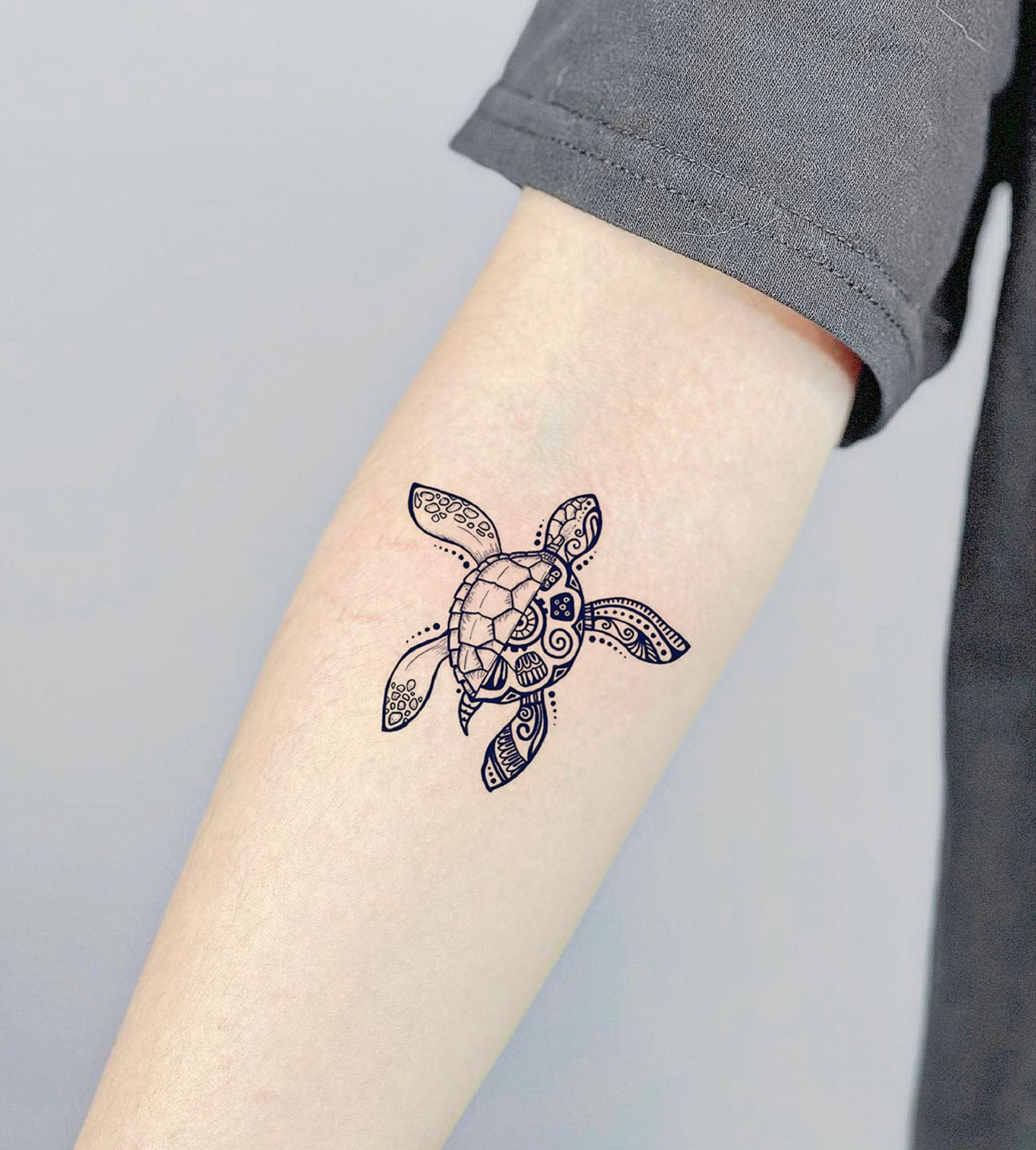 Tatuaggio tartaruga - Etsy Italia