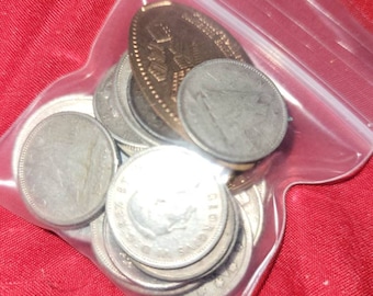 80 Gramm alte Münzen (USA, CA) 90-100% Silber