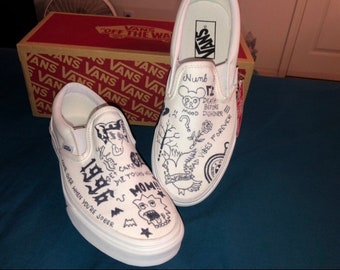 Lil Peep Shoes Etsy