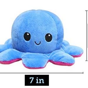 Reversible Inside Out Octopus Plush Stuffed Animals Double | Etsy