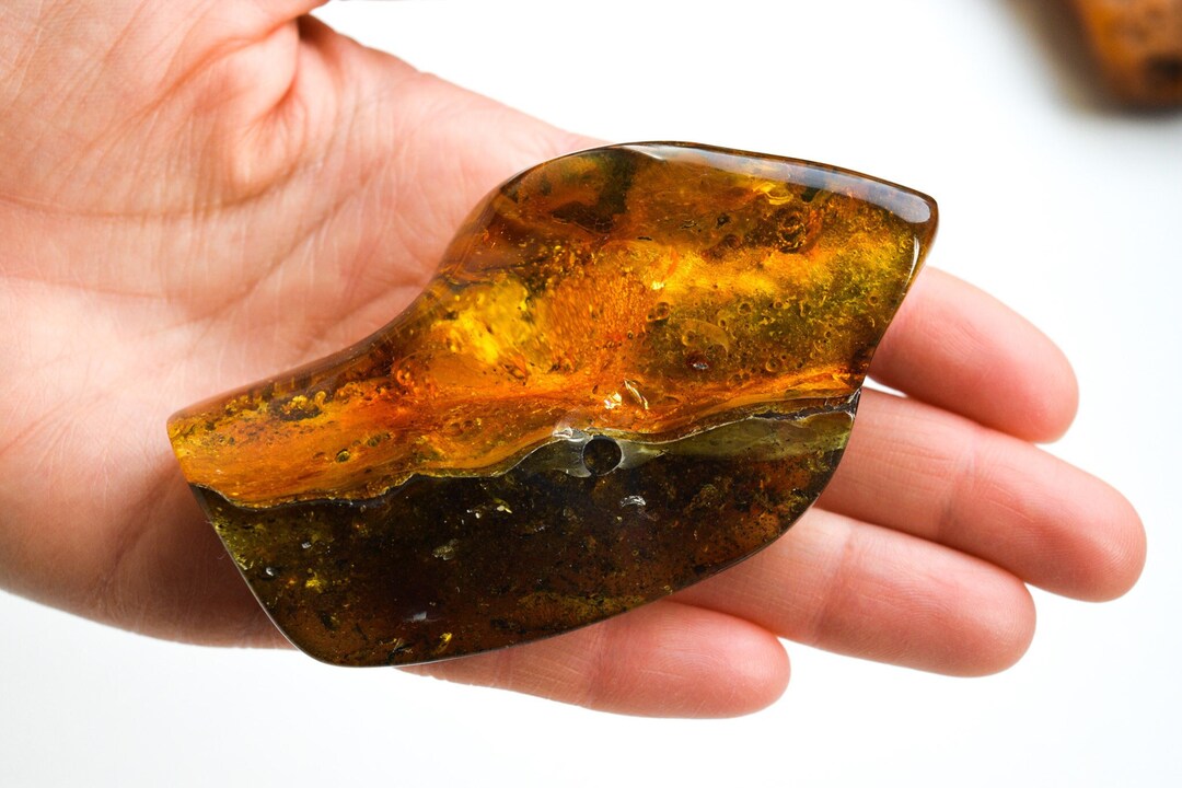 60gr Huge Amber Stone Natural Genuine Amber Piece Unique - Etsy