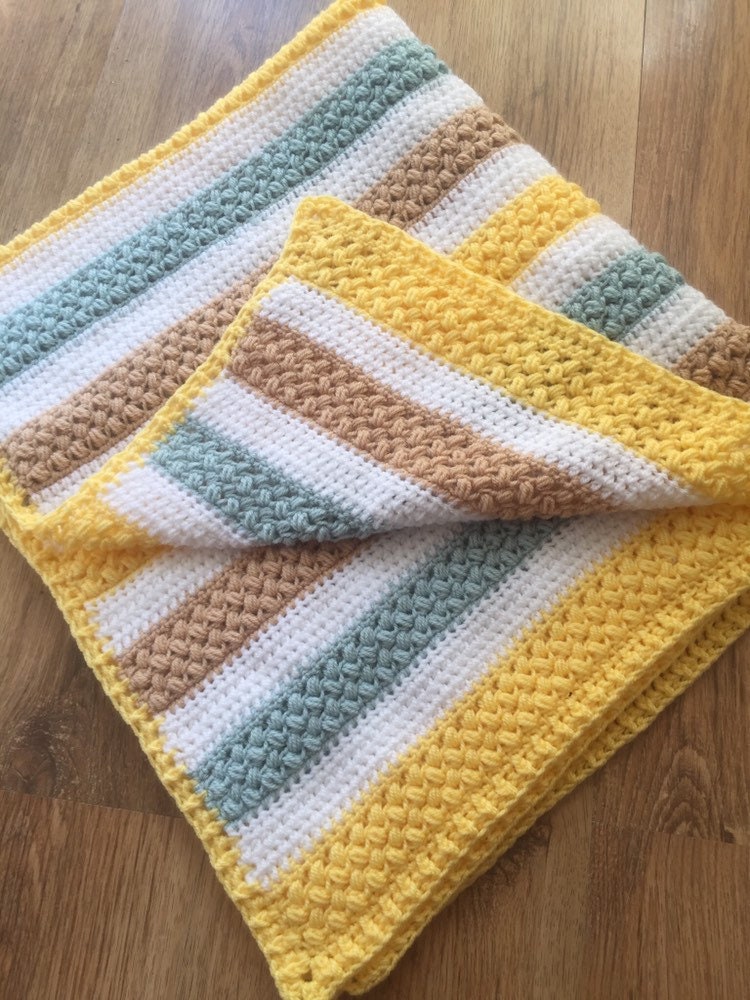 Crochet blanket Handmade Unisex Baby Boy or Baby girl Etsy