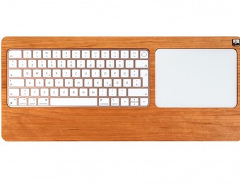 TrackpadTray 2021 made of cherry wood - Holder for Magic Keyboard with Touch ID and Magic Trackpad (from 2021)