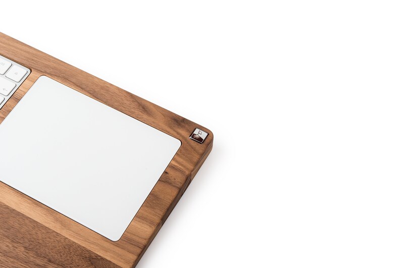 TrackpadTray 2015 made of walnut wood  holder for Magic image 3