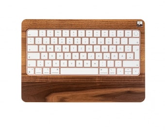 MonoTray 2021 made of walnut wood - Holder for Magic Keyboard with Touch ID (from 2021)