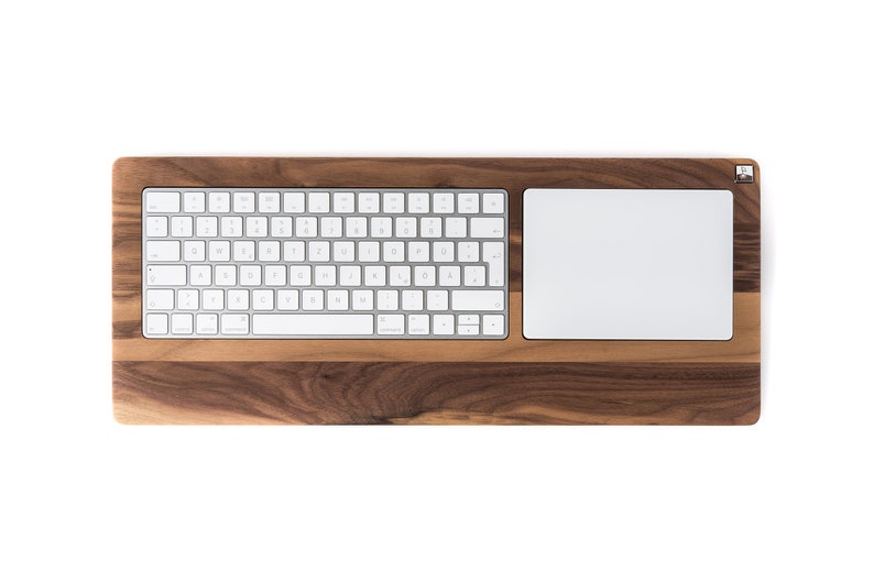 TrackpadTray 2015 made of walnut wood  holder for Magic image 2