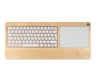 TrackpadTray 2021 made of maple wood - Holder for Magic Keyboard with Touch ID and Magic Trackpad (from 2021)