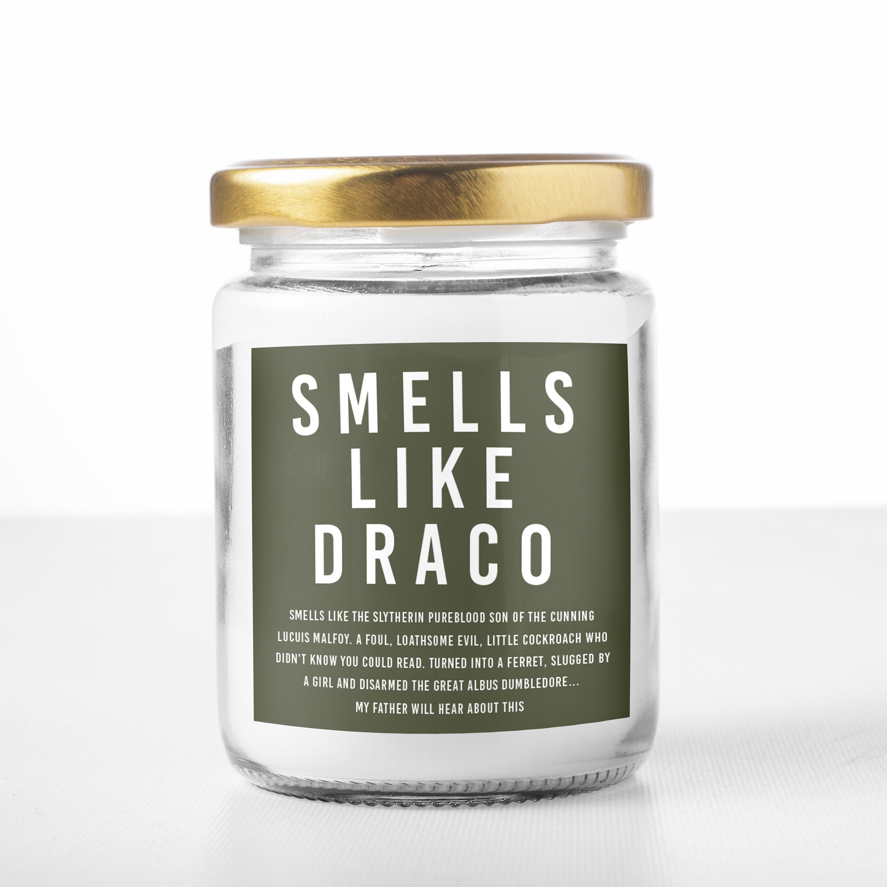 Smells Like Draco Malfoy Candle Smells Like The Slytherin Etsy
