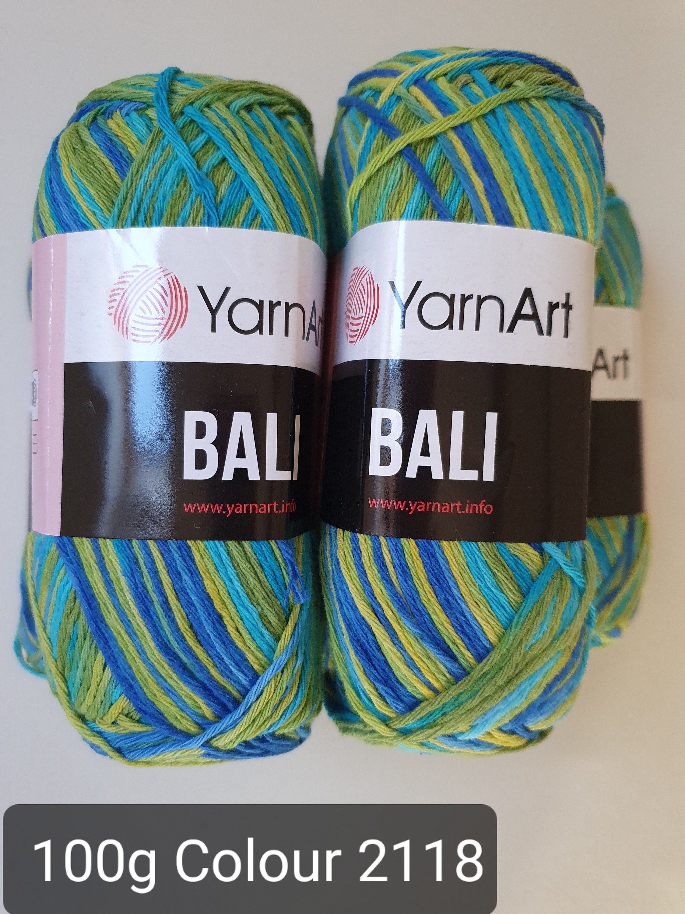 YarnArt Bali Yarn 100g. Perfect for summer knitting and Etsy