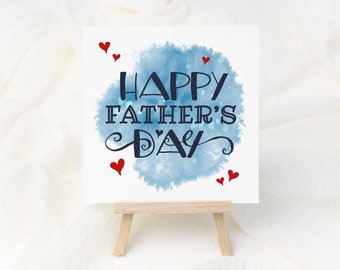 Square Father's Day Greeting Card * Happy Father's Day