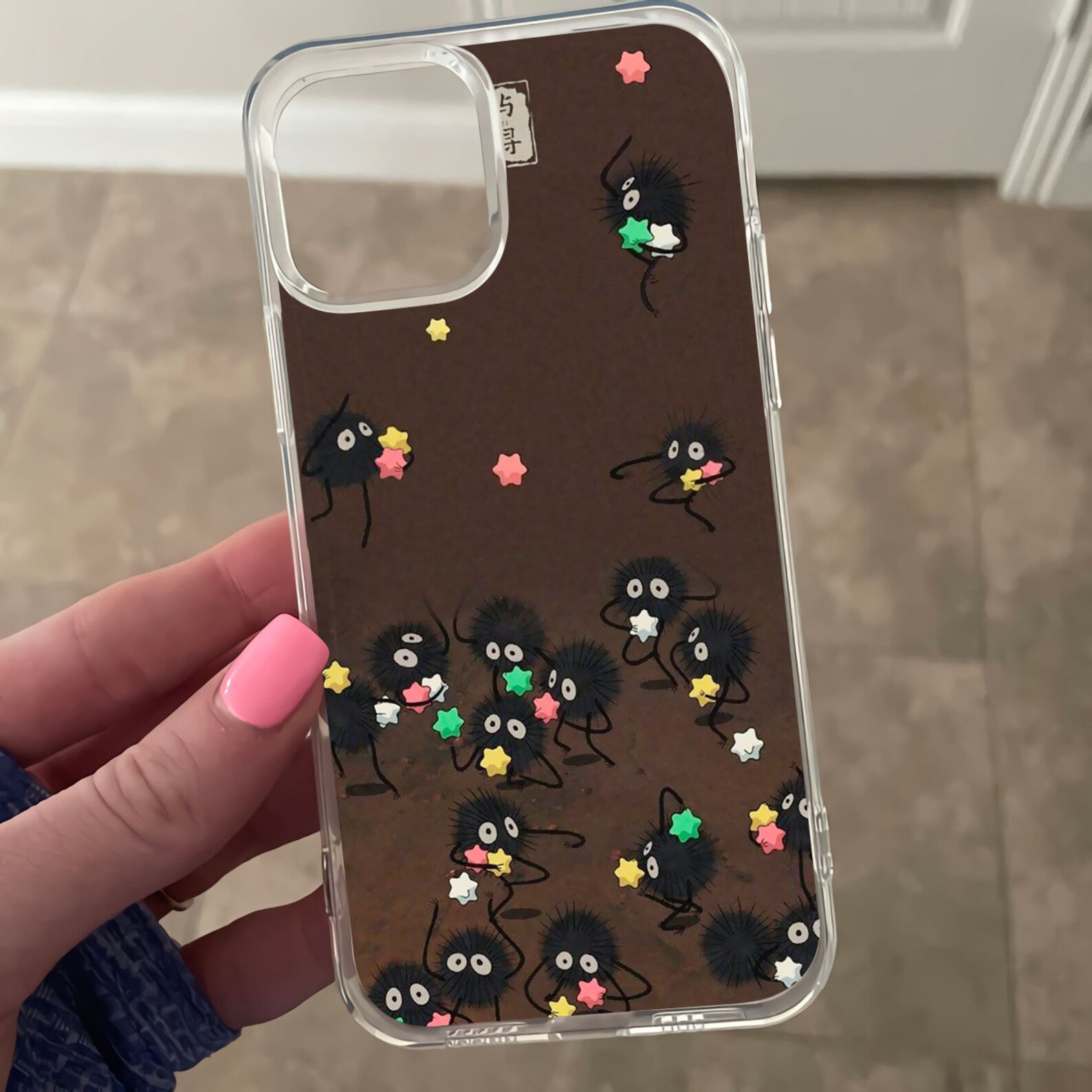 Spirited Away Phone Case Soot Sprites Phone case Kawaii Phone Etsy