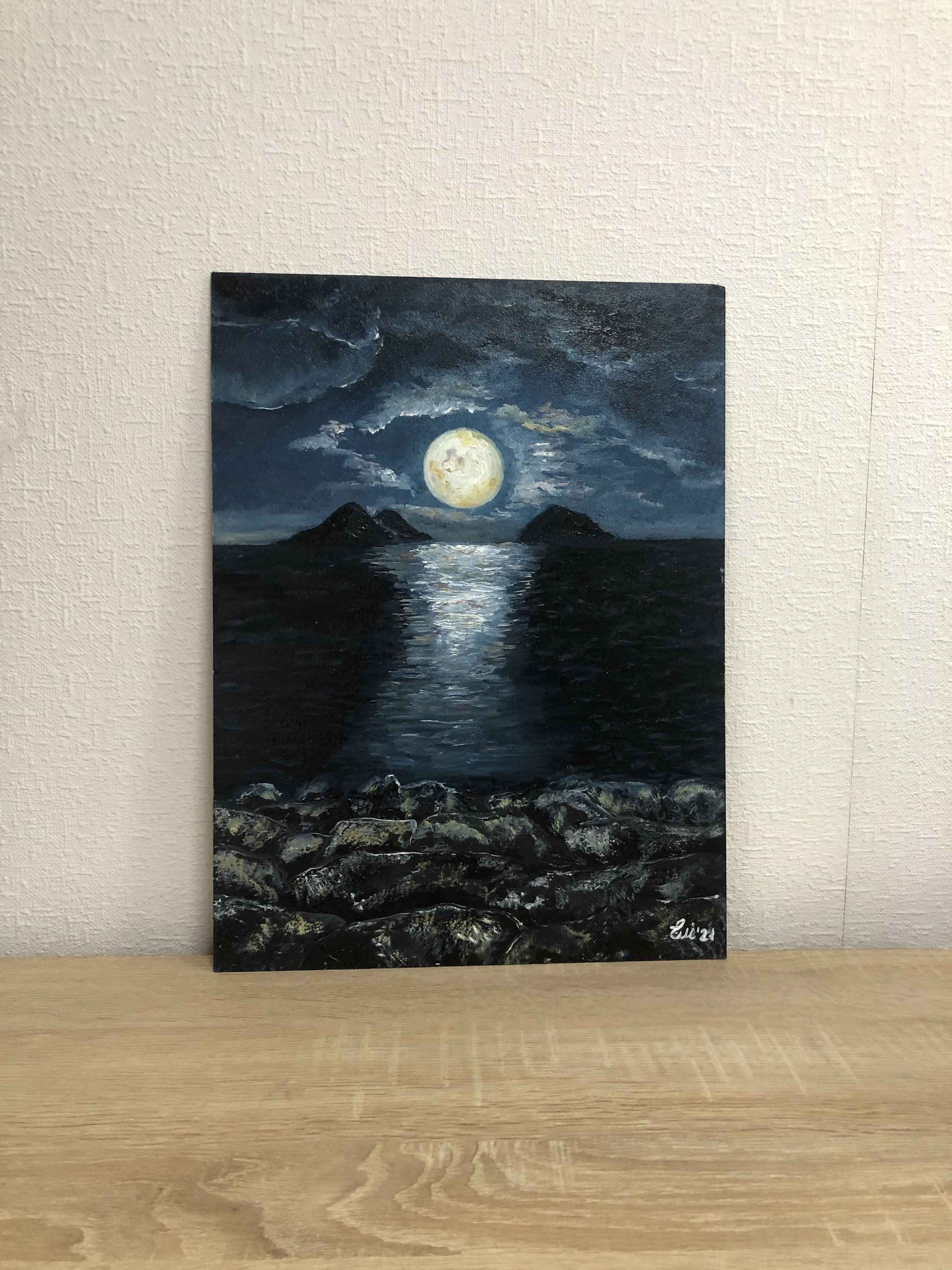 絵画　月照 月光 | アートプリント