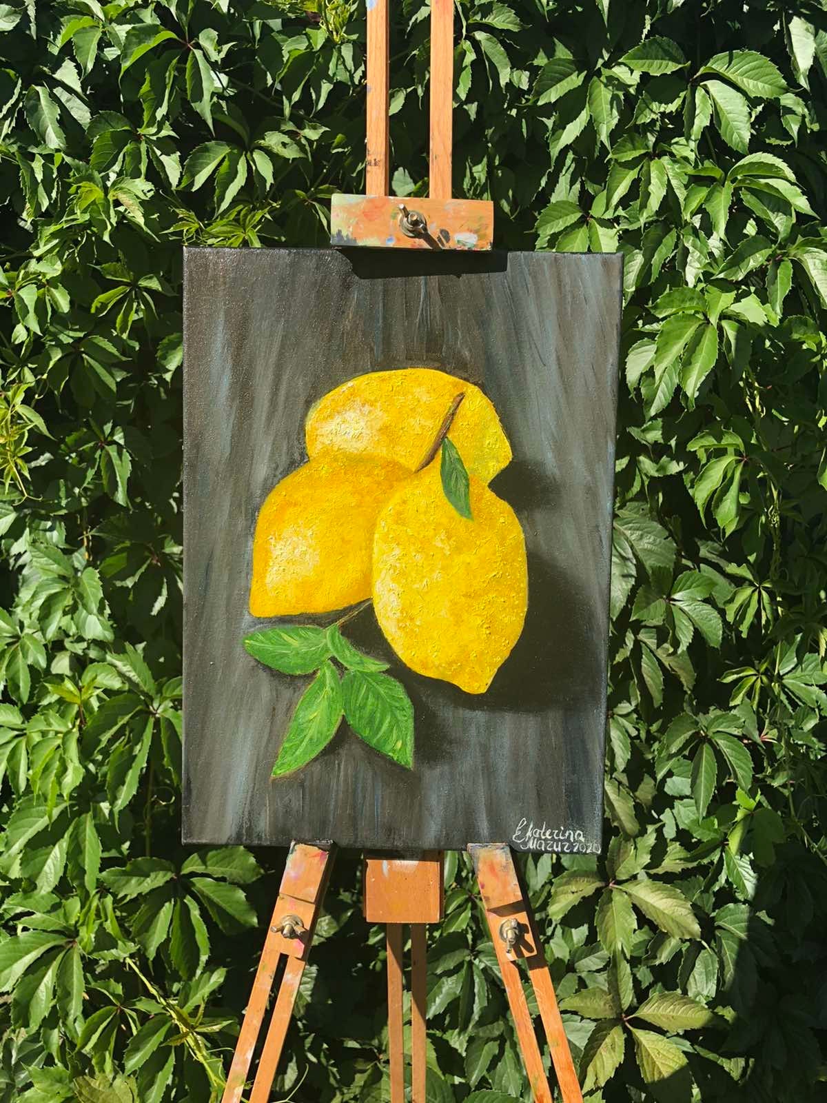 Lemons Realistic Citrus Wall Decor Impasto Yellow Lemons Etsy UK