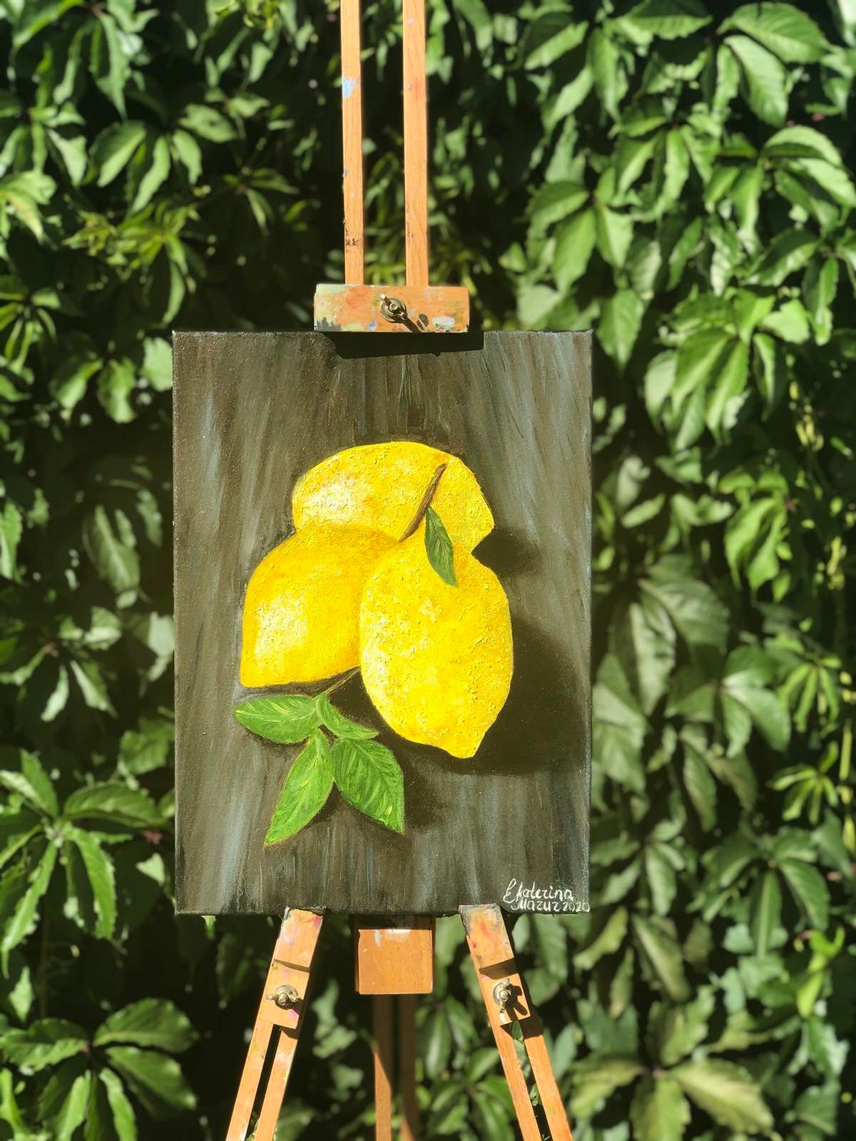 Lemons Realistic Citrus Wall Decor Impasto Yellow Lemons Etsy