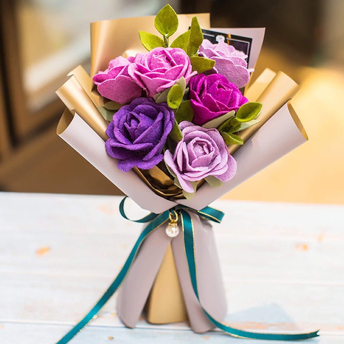 DIY bouquet material packageHandmade bouquet setFamily gift Etsy