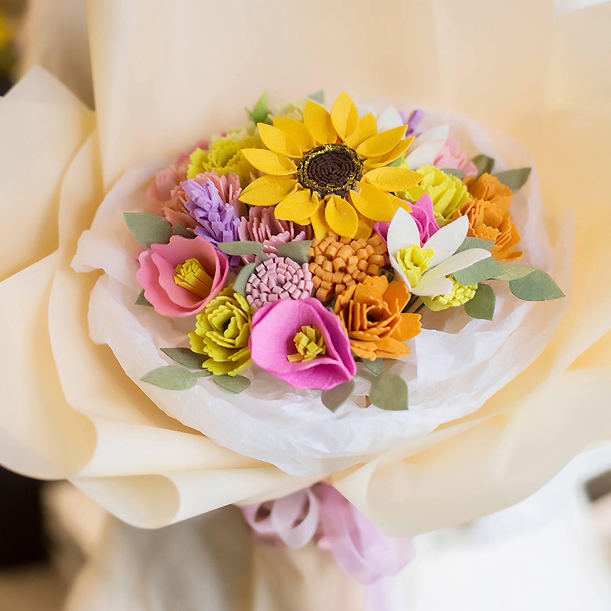 DIY bouquet material packageHandmade bouquet setFamily gift Etsy