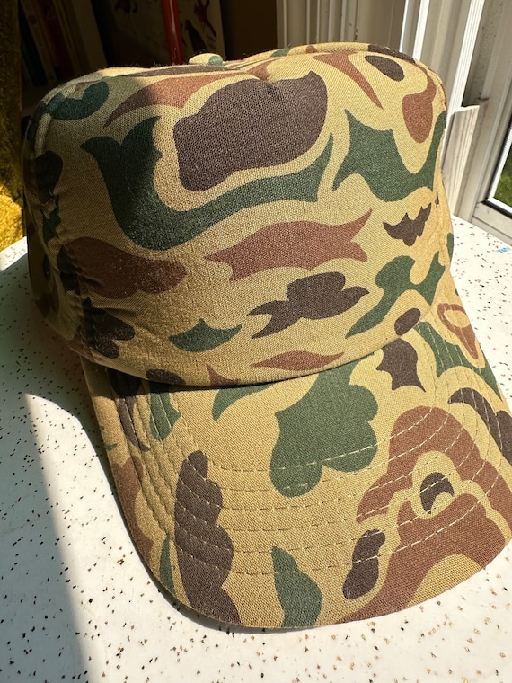 vintage camouflage hat - Gem