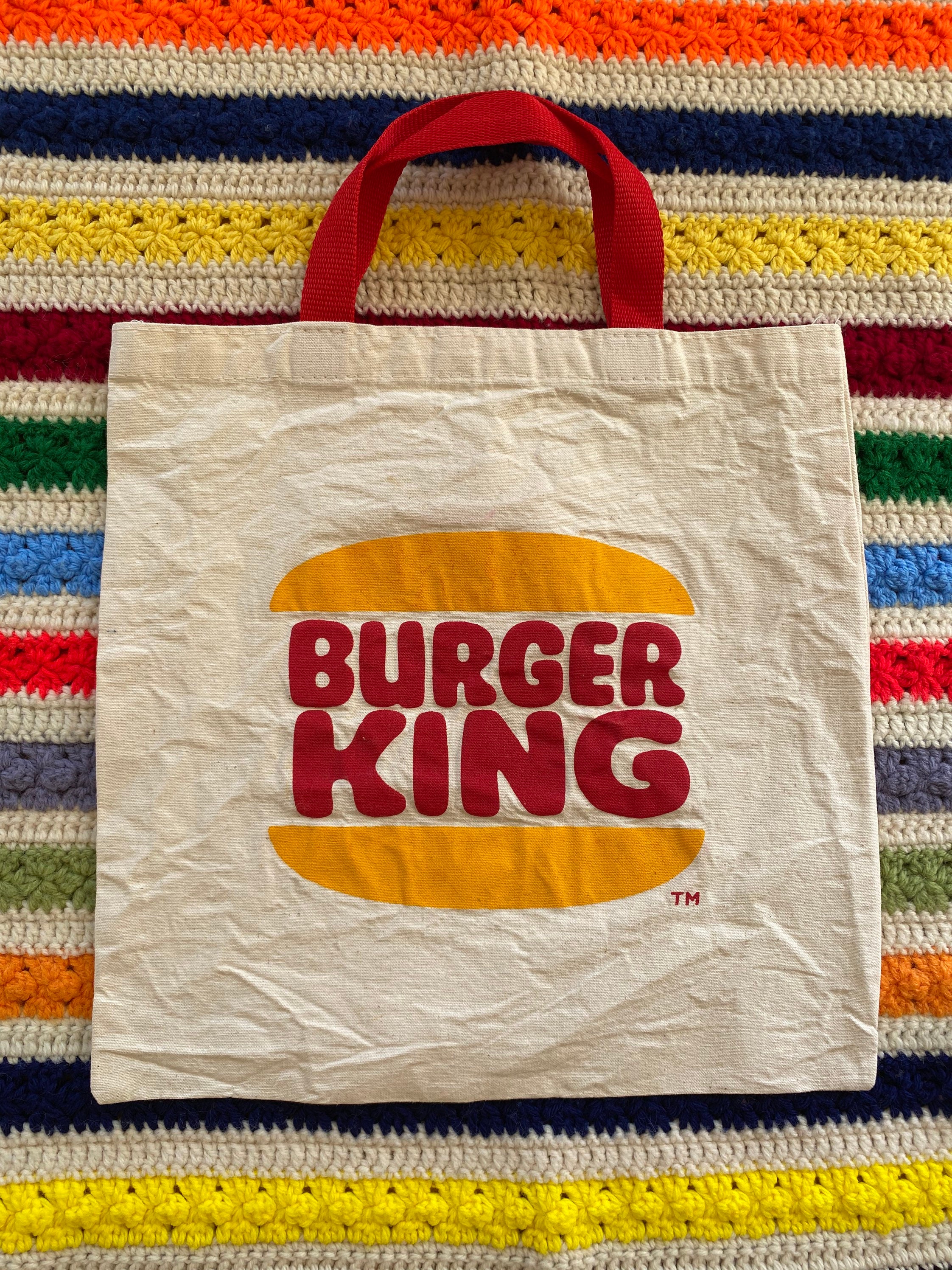 Donation Coast Semblance Vintage Burger King Canvas Tote Bag - Etsy