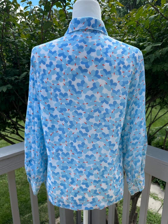 Chemise Enfant à Carreaux Années 70, Marque Sears, Taille 10, Manches Courtes, Boutonnage Devant