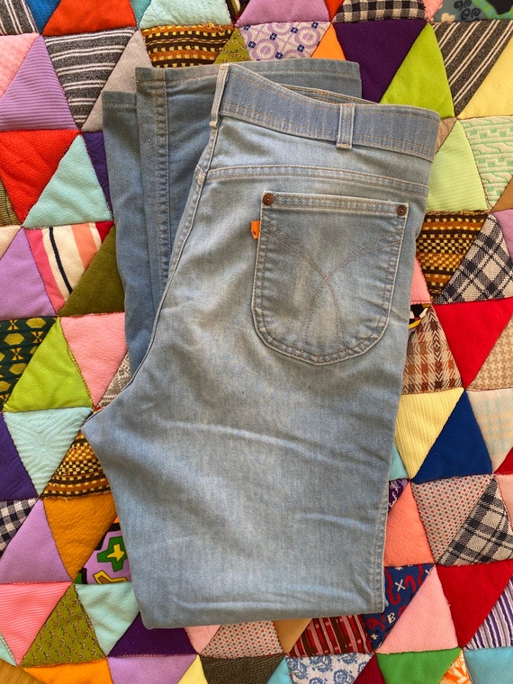 Vintage Levis avec A Skosh More Room Jeans 36x32 Polyester de - Etsy Canada