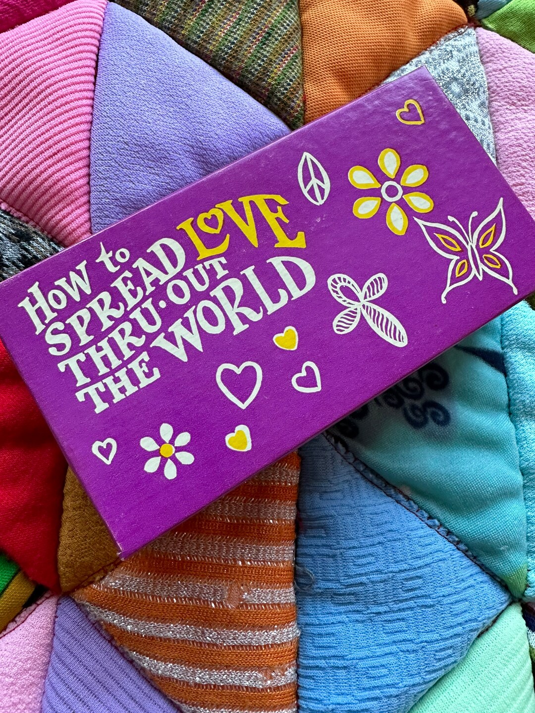 Vintage 60s Novelty Gag Gift How to Spread Love Thru Out the World