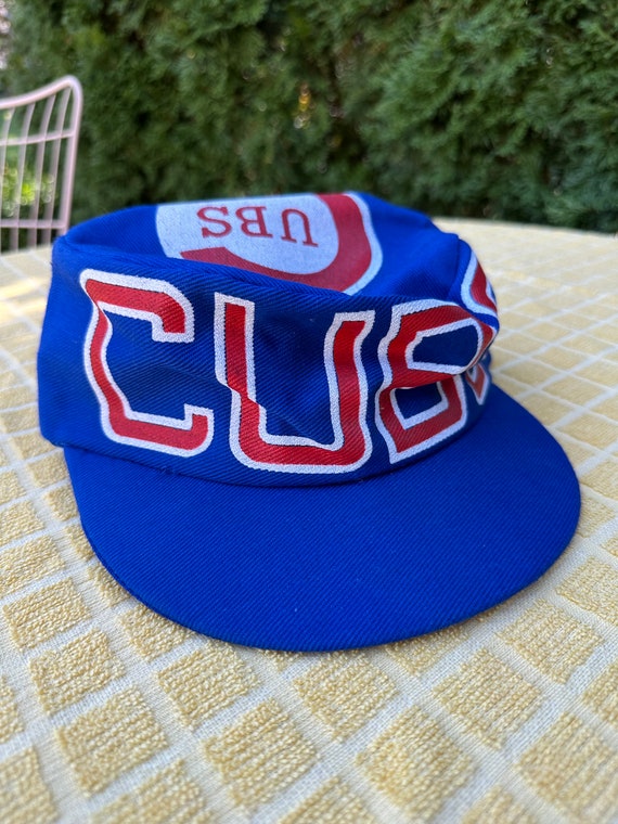Vintage 80s 90s Chicago Cubs Baseball Snapback Hat - image 1