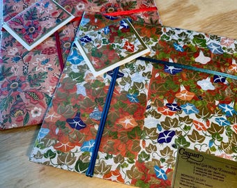 2 Sets Vintage NOS Deadstock Caspari Gift Wrap Ensemble