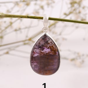 Genuine Natural Cacoxenite Gemstone, Authentic Cacoxenite Pendant, 925 Sterling Silver,Rare Cacoxenite Pendant,AAA+ Qaulity, Gift For Mother