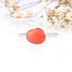 Pink Opal Ring, 925 Sterling Silver Ring, Boho Statement Ring, Opal Ring, Bohemian Ring, Daily Wear Ring, Engagement Gift Ring, Gift For Her
