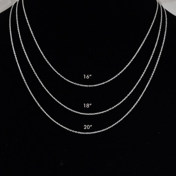 Buy 925 Sterling Silver Chain Necklace for Women Silver Cable
