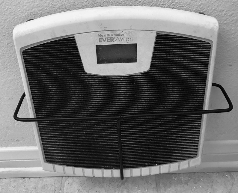 Bathroom scale holder 'Sedona' storage rack for | Etsy