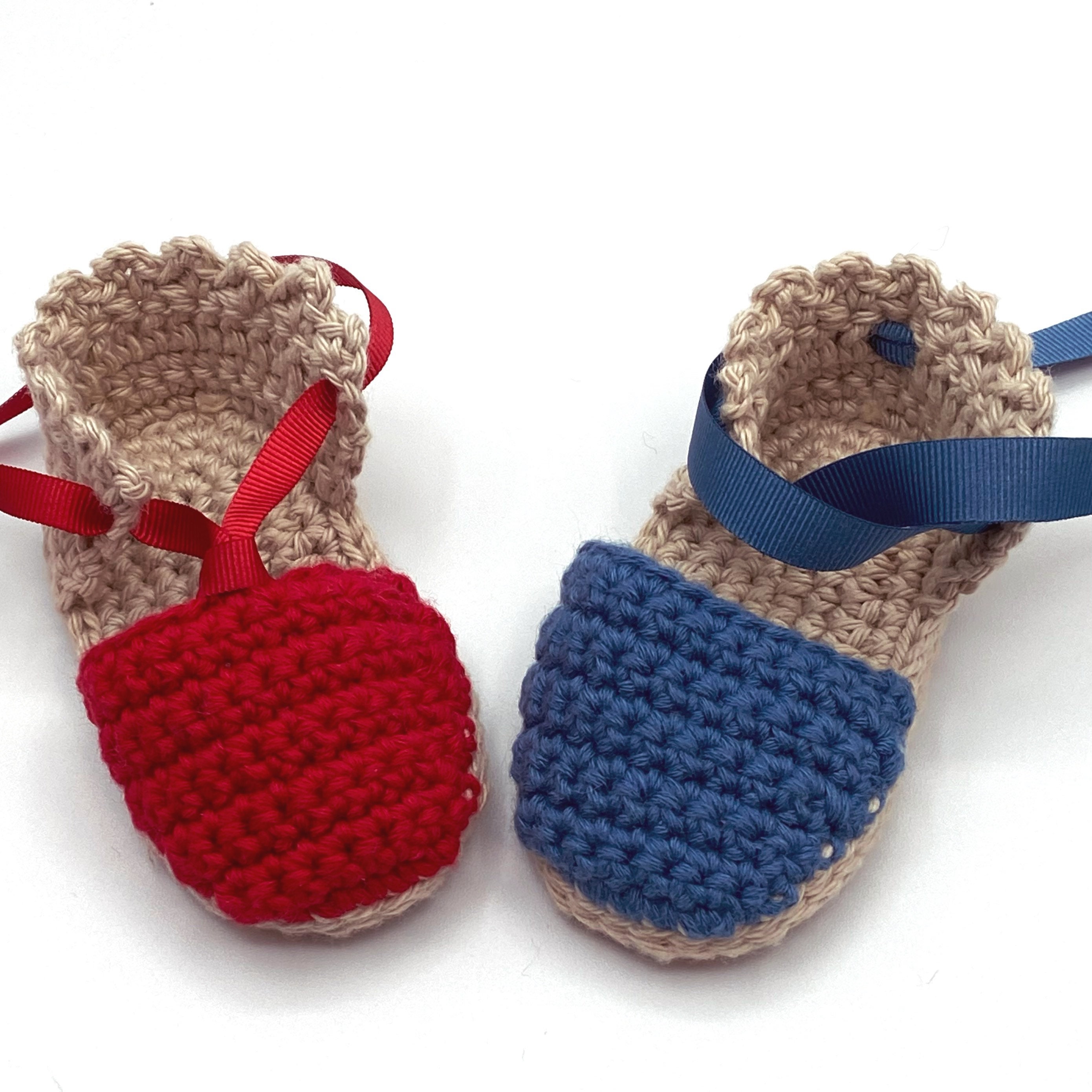 ESPADRILLES pattern crochet in spanish english and french Etsy