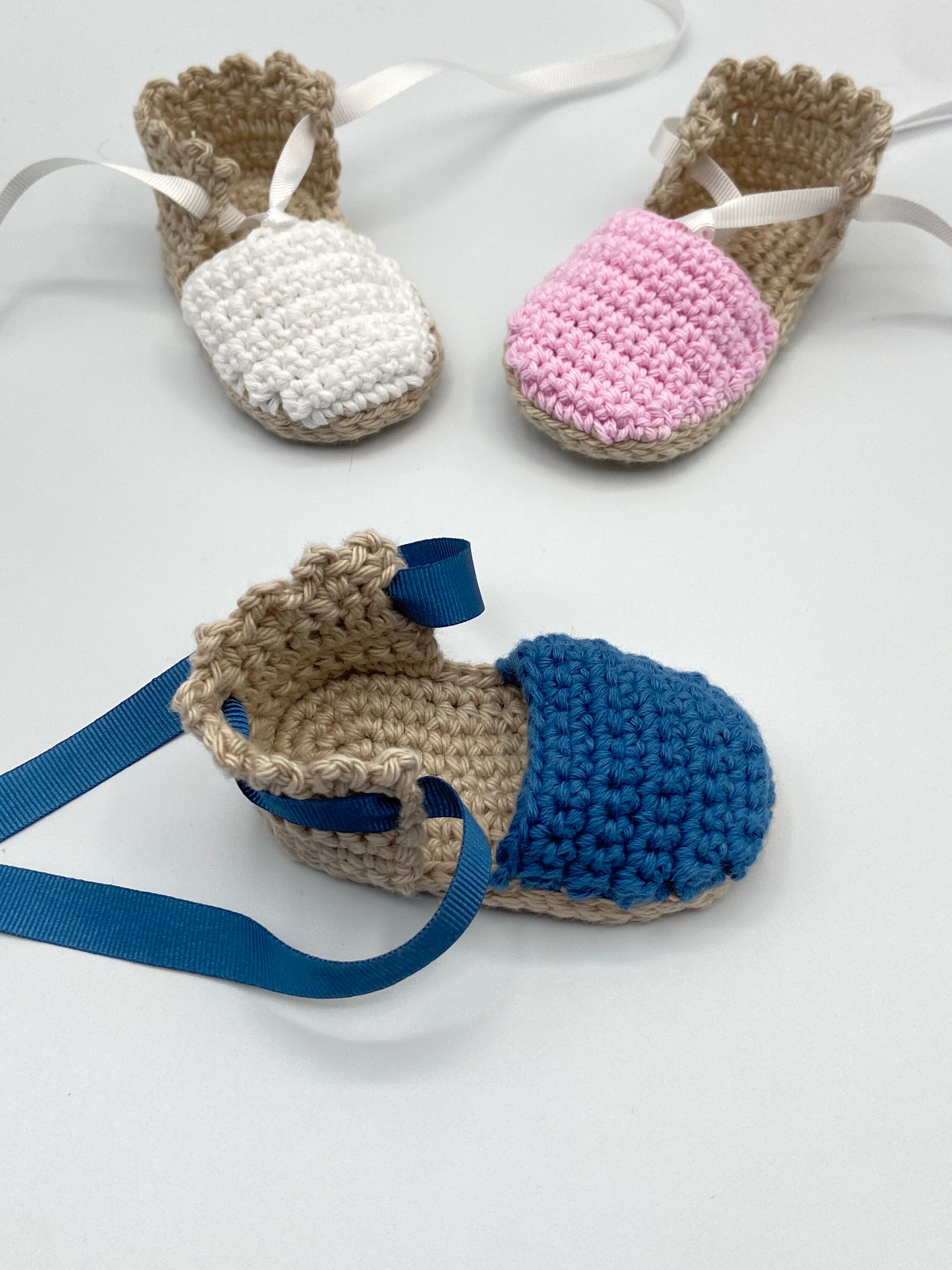 ESPADRILLES pattern crochet in spanish english and french Etsy