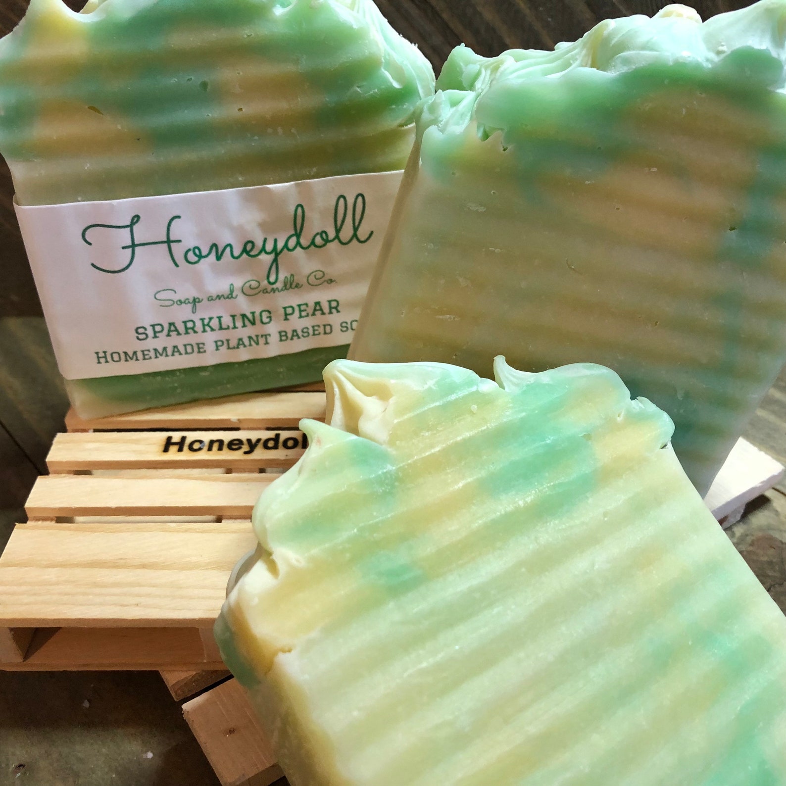 Sparkling Pear Homemade Plant Based Soap 4.5 oz. Bar Etsy