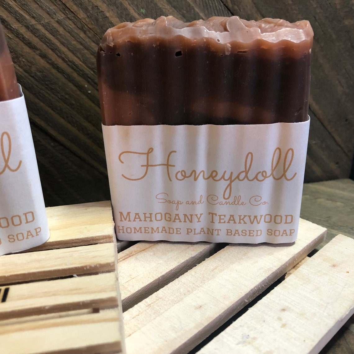 mahogany teakwood soap