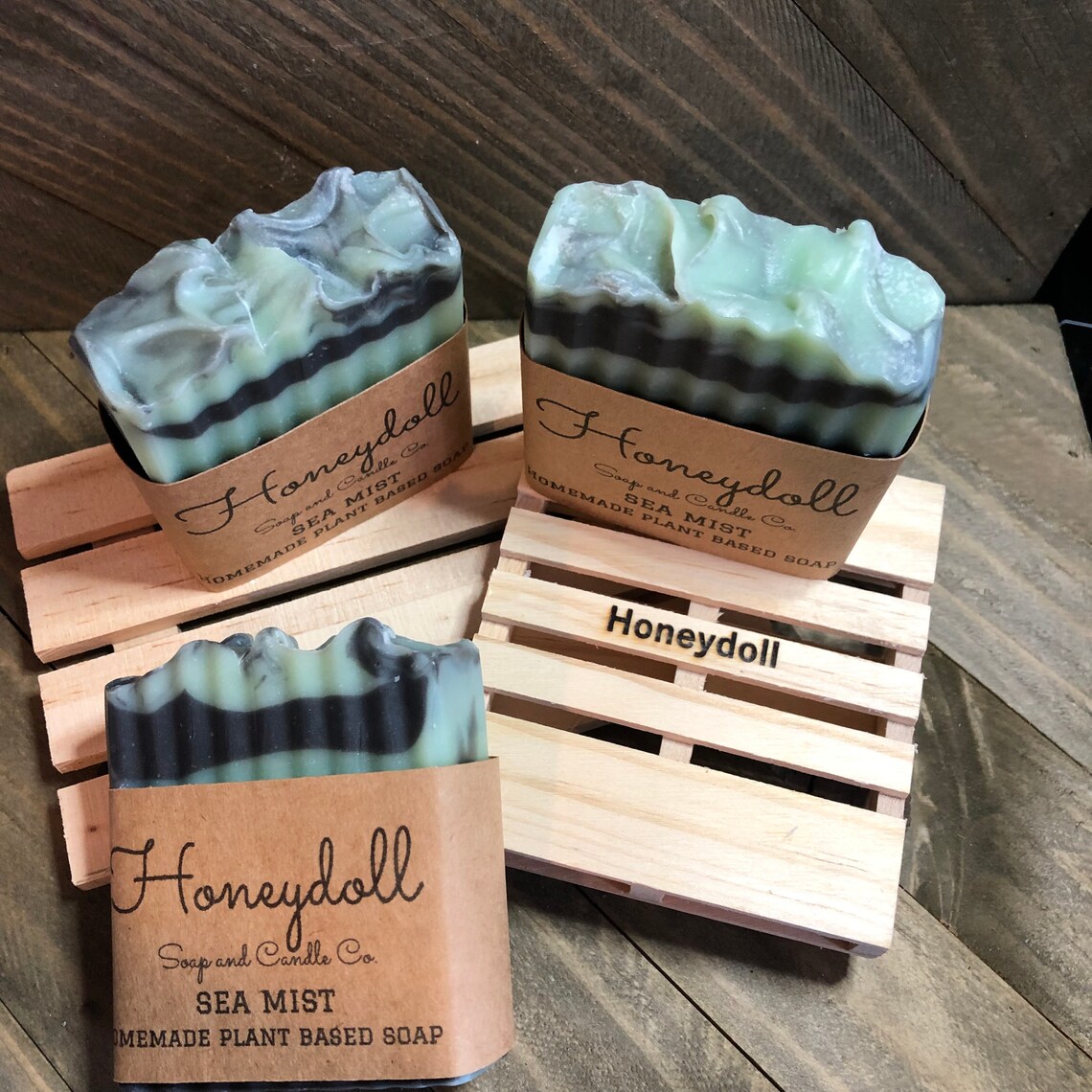 Sea Mist Homemade Plant Based Soap 4.5 oz. Bar Etsy
